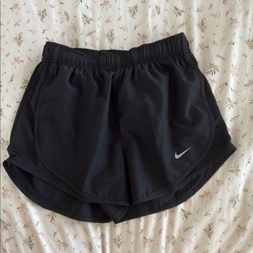 Nike Black Athletic Shorts with Elastic Waistband